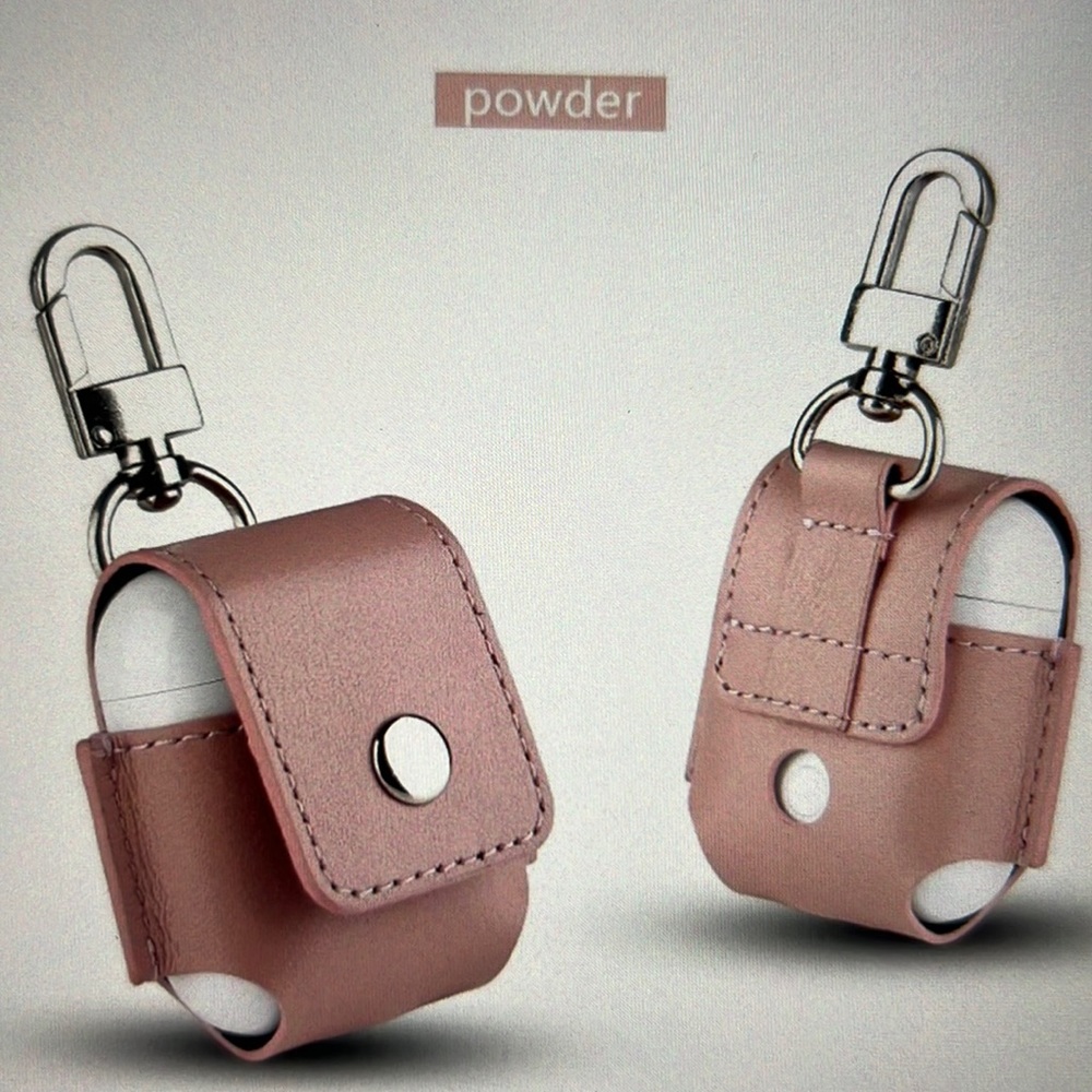 Leather Case for Apple Air Pods.